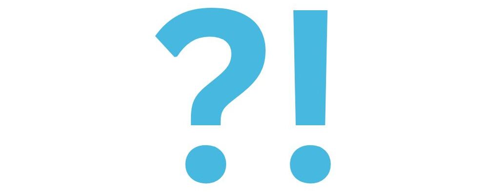 Frage- und Ausrufezeichen